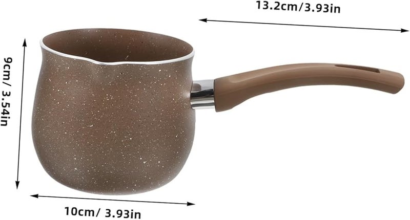 STOBAZA إبريق شاي خفيف للفرن، قدر صغير للحليب والصلصة، مقبض مقاوم للحرارة، غلاية شاي - Image 2